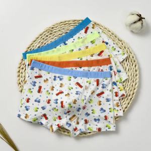 Calcinhas Briefs  Infantil Boy Underwear 5pc/bag Kids Panties Character Modal Children Boys Car Design2026