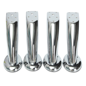 4pcs 9.5cm Furniture LegsOblique Conical Metal Legsfor Sofa Cabinet Table Chair