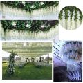110cm artificial flower simulation wisteria vine wedding home garden DIY decoration. 