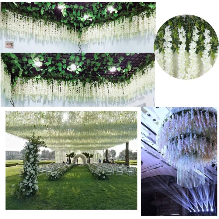 110cm%20artificial%20flower%20simulation%20wisteria%20vine%20wedding%20home%20garden%20DIY%20decoration%20-%20Image%205