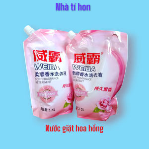 Nước Giặt WEIBA Nội Địa Trung Cao Cấp Giặt Siêu Sạch Lưu Hương Lên Đến 72 giờ