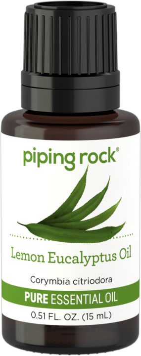 PipingRock Lemon Eucalyptus Pure Essential Oil (GC/MS Tested) 1/2 fl oz ...