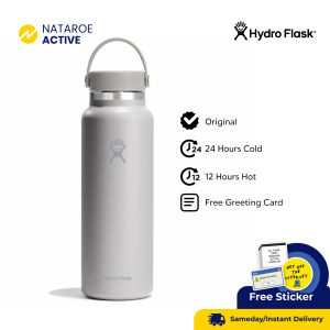 Hydro Flask Tumbler 40oz Wide Mouth Flex Cap - Tonal Birch