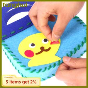fanghui 8Pcs Kids Sewing Kit DIY Felt Sewing Kits Preschool Educational Toys Craft Felt With Safety Needle For Boys Girls Beginners