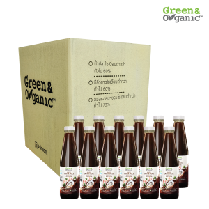 Green&Organic ยกลัง ซอสหอยนางรมโซเดียมต่ำ 12 ขวด ขนาด 650 ml ไม่เติมน้ำตาล ไม่เติมผงชูรส คลีน โรคไต ทานได้