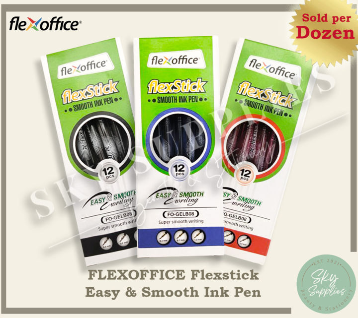 FlexStick Smooth Ink Ballpen 1dozen | Lazada PH