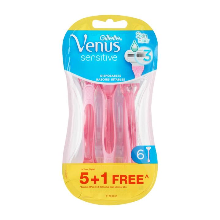 Gillette Venus Sensitive Disposable Razors Pack of 6 (Laz Mama Shop) Lazada Singapore