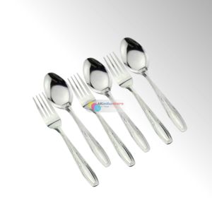 Sendok Makan Lusinan Stainless Set Tebal / Sendok Stenlis Batik Murah