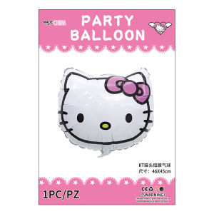 (KL Seller)(Ready Stock) Hello Kitty Theme Sanrio Celebrate Birthday Decoration Theme Foil Balloon Comewith packaging