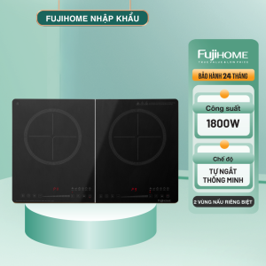Bếp Từ Đôi Fujihome IC2123 – Gia Nhiệt Ổn Định Độ Bền Cao - Bảo hành điện tử toàn quốc