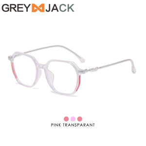 Grey Jack Kacamata Antiradiasi Blueray Model Kotak Unik Stylish Fashionable Bisa Minus Anti Radiasi Photocromic Bluecromic 3099