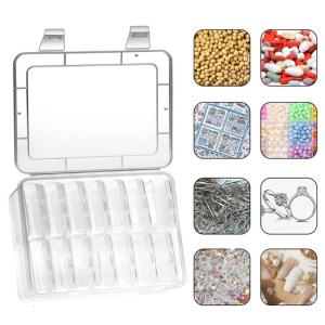 15 Pieces Storage Solution With 1 Large And 14 Small Boxes Designs for Beads Pills And Other Small Objects
