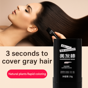 Soft Hair Dye Stick Natural Portable Hair Dye Stick Covers Gray Hair Waterproof And Non-fading Hair Dye Stick