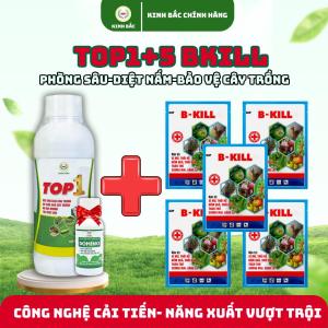 (Combo TOP1+5BKil)-(Tặng Đomino)-Kinh Bắc-Combo diệt côn trùng và nấm bệnh. Dùng được cây ra hoa và quả không gây rụng quả non.