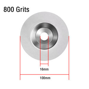 400/800/1000 Grit Angle Grinder Sharpening Blade Abrasive Disc Bowl Shaped Woodworking Grinding Disc