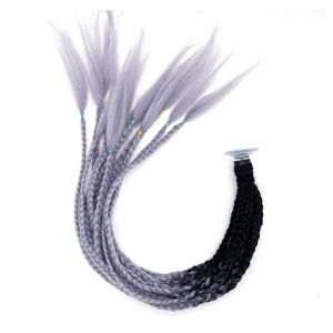 Helmet Braid Ponytail Extension Motorcycle Helmet Hair Accessory Riding Cosplay Costume