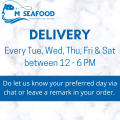 M Seafood Live Fresh Mud Crab (螃蟹) (500-600G) Direct from Farm to your Doorstep. 