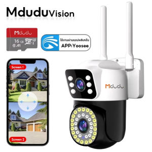 กล้องสองเลนส์ CCTV Vstarcam C662DR ใหม่2025 (เลนส์คู่) 2.0MP กล้องวงจรปิดไร้สาย กล้องนอกบ้าน Outdoor ภาพสี มีAI+ คนตรวจจับสัญญาณเตือน