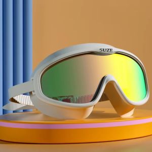 BEITE Waterproof Swimming  Anti-fog Large Frame Diving Eyewear Windsurfing Glasses Wide View Water Racing Glasses Swimming Beginner