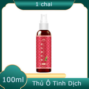 100% gốc Serum tóc đen Phun tăng trưởng Hà Thủ Ô tinh dịch 100ML Chất lỏng dinh dưỡng cho tóc đen Tóc trắng làm tóc đen dưỡng ẩm da đầu để thúc đẩy tăng trưởng melanin