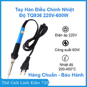 Mỏ hàn chì TQ 936 loại mới có công tắc tay hàn điều chỉnh nhiệt độ TQ936 220V 60W hàng chuẩn loại 1