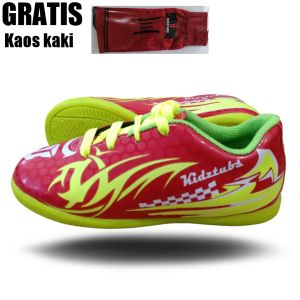 Sepatu Futsal Anak Laki Laki Perempuan Usia 2 - 5  6 - 10 Tahun PAUD TK SD Nomor Size 28 29 30 31 32 33 34 35 36 37-KIDZTUBS1534111723