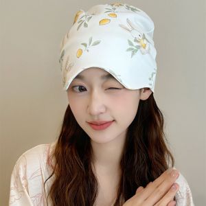 BEAUTYLADIES 2ใน1 หมวกกันหนาวหลังคลอด ตา ระบายอากาศได้ หมวกนอนสำหรับผู้หญิง หมวก ปรับได้ หมวกหลังคลอด ของใช้สำหรับการคลอดบุตร