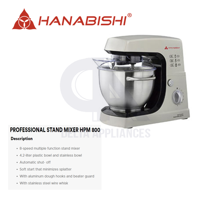 Hanabishi HPM 800 Professional Stand Mixer 4.2L (Limited Edition