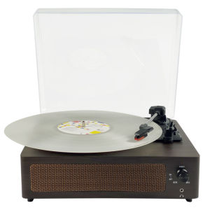 Middix Gramophone Simple retro wood with cover dust proof record player Wireless Bluetooth vinyl record player