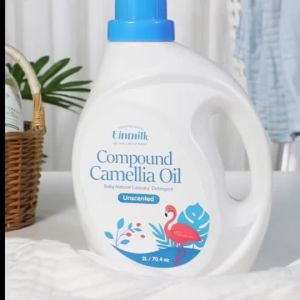 Einmilk Baby Laundry Detergent 2L Camellia oil Natural Laundry Liquid For Newborn Baby Infant Clothe