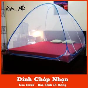 Màn chụp tự bung đỉnh vuông Kiều Phi - Mẫu mùng chụp tự bung người lớn chống muỗi gấp gọn tiện dụng Màn ngủ chống muỗi 1m2 1m6 1m4 1m8 2m2 bảo hành 18 tháng