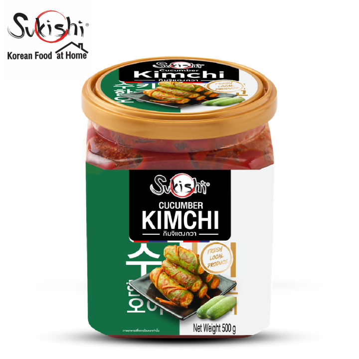 ซูกิชิ กิมจิแตงกวา 500 กรัม Cucumber Kimchi 500g Lazada.co.th