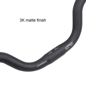 บาร์ขึ้นปานกลางมือจับคาร์บอน M HB001เงิน25.4Mm X 600Mm ชิ้นส่วนจักรยานพับได้ K3PLUS Bro Mpton Pline Tline 3Sixty Pikes JAVA Fnhon