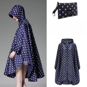 LORDWEY | Fashion Long Coat Style Raincoat Lightweight and Breathable Solid Color Long-Sleeved Zipper Womens Raincoat Outdoor Walking Cycling Rain Jacket Waterproof Adult Jacket