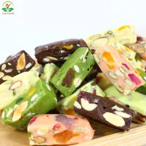 Kẹo Hạnh Phúc Nougat Mix Vị Onefood68 300g Kẹo Hạnh Phúc Siêu Hạt Ăn Vặt Ăn Kiêng Quà Tết