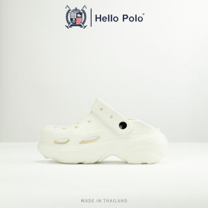 Hello Polo รองเท้าหัวโต รองเท้าแตะผู้หญิง แฟชั่นฤดูร้อน ส้นหนา 5 ซม คลายเมื่อยเท้า เบาสบาย พื้นนุ่มมาก วัสดุEVA HP8053