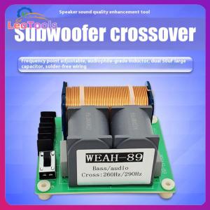 【Quick Delivery】Bass Frequency Distributor Adjustable Frequency Point Pure Bass Subwoofer Crossover for Home Theater and Studio Audio【After Sales Guarantee】