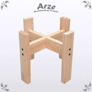 ขาตั้งกระถางต้นไม้ ไม้สนนิวซีแลนด์ ที่วางกระถางต้นไม้ ที่วางต้นไม้ มินิมอล (ST)