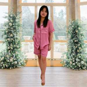Baju tidur piyama / Setelan Hotpants piyama / Rayon Twill Premium