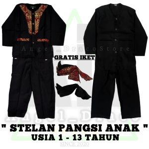 Baju Pangsi Anak / Baju Silat Anak 1-15 Tahun / Stelan Pangsi Anak / Pangsi Anak