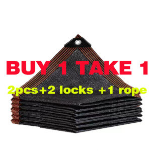 [STOCK＆COD] Buy 1 get 1 12 needles anti-UV high  shading rate 90% UV protection sunshade net outdoor garden sunshade net plants made of cloth garden sunshade net sun shield courtyard sunscreen insulation sun protection