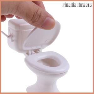 【Pinellia flowers】 Dollhouse Furniture Vintage Bathroom Toilet Miniature Toys Dolls Accessories
