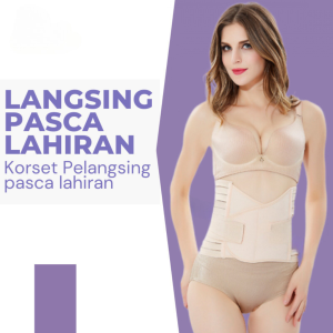 WHITE STORE KORSET PELANGSING KORSET MELAHIRKAN KORSET PERUT IBU MELAHIRKAN POSTPARTUM ADJUSTABLE CORSET