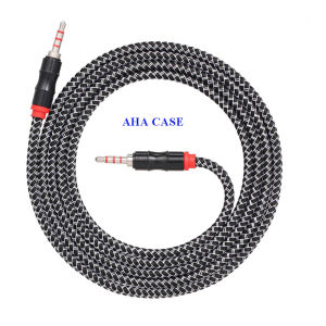 Dây AUX Kết Nối Loa 2 đầu 3.5mm Jack dành cho audio kết nối âm thanh máy tính điện thoại amply chân tròn 3 5 mm