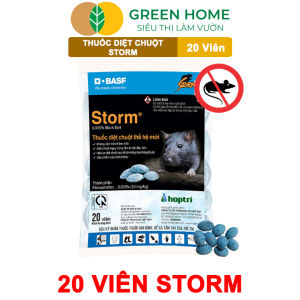 Thuốc Diệt Chuột Greenhome Storm Sinh Học Thế Hệ Mới Tận Gốc Cả Tổ An Toàn Với Người Vật Nuôi
