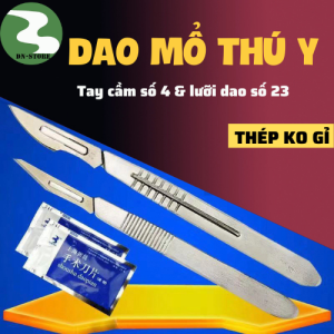 Dao mổ thú y DOCTORE Kèm 10 lưỡi dao số 23