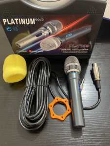 PLATINUM GOLD Professional Wired Microphone With Hard Case/PL-1000