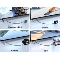 Cáp Micro HDMI to HDMI Ugreen 15516 15517 HD164 (HDMI 2.1 8K@60Hz,Dynamic HDR,eARC 48Gbps). 