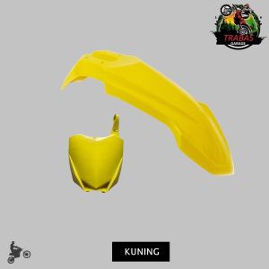 SPAKBOR SET DEPAN PAPAN NOMOR YZ 85 YZ85 NEW BARU 2016 MOTOR CROSS TRAIL YAMAHA FENDER SUPERMOTO PNP