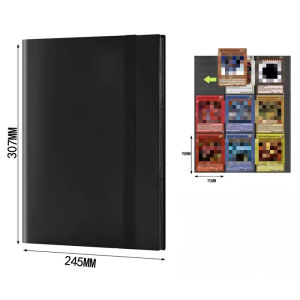 【READY STOCK】Football Basketball Storage/360 Cards Binder/A4 9-Card Booklet Grid Collection/Side Loading Album Organizer